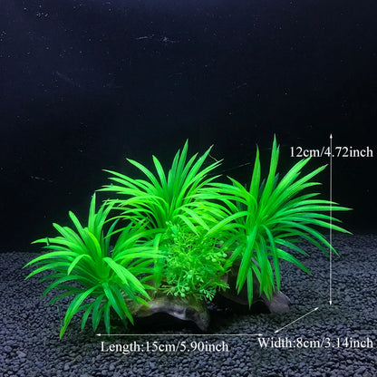 Artificial Aquarium Decor Plants Plastic Aquatic Plants Underwater Plants Aquarium Accessories Decoration Piante Acquario