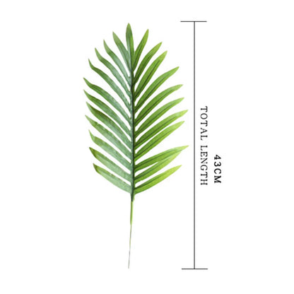 Artificial Palm Leaves Flower Arrangement Accessories DIY Wedding Plants Wall Green Fake Plants Table Ornaments Decoration