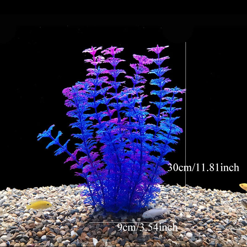 Artificial Aquarium Decor Plants Plastic Aquatic Plants Underwater Plants Aquarium Accessories Decoration Piante Acquario