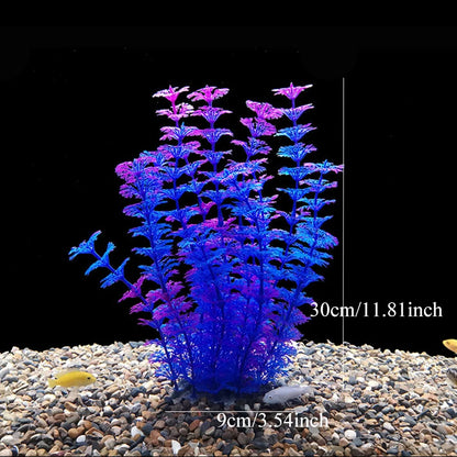 Artificial Aquarium Decor Plants Plastic Aquatic Plants Underwater Plants Aquarium Accessories Decoration Piante Acquario