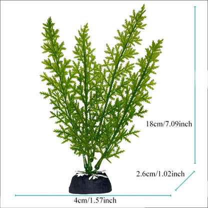 Artificial Aquarium Decor Plants Plastic Aquatic Plants Underwater Plants Aquarium Accessories Decoration Piante Acquario