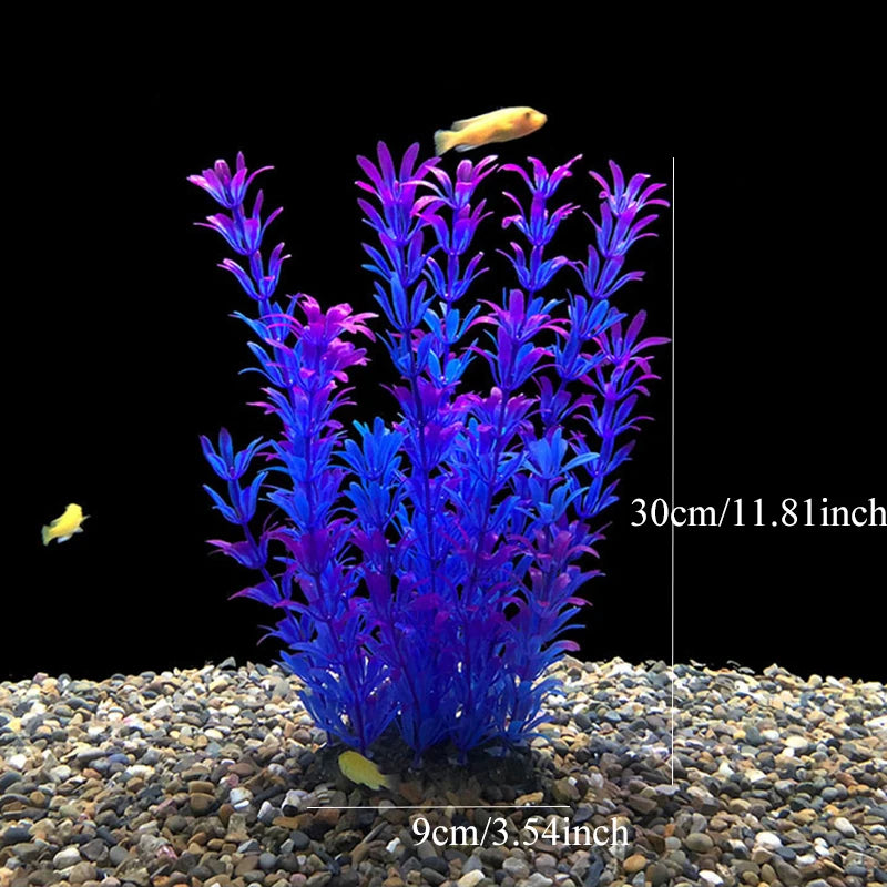 Artificial Aquarium Decor Plants Plastic Aquatic Plants Underwater Plants Aquarium Accessories Decoration Piante Acquario