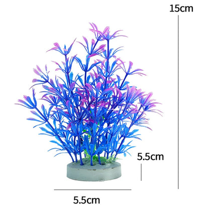 Artificial Aquarium Decor Plants Plastic Aquatic Plants Underwater Plants Aquarium Accessories Decoration Piante Acquario