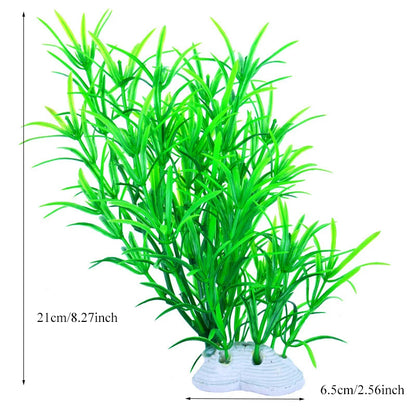 Artificial Aquarium Decor Plants Plastic Aquatic Plants Underwater Plants Aquarium Accessories Decoration Piante Acquario