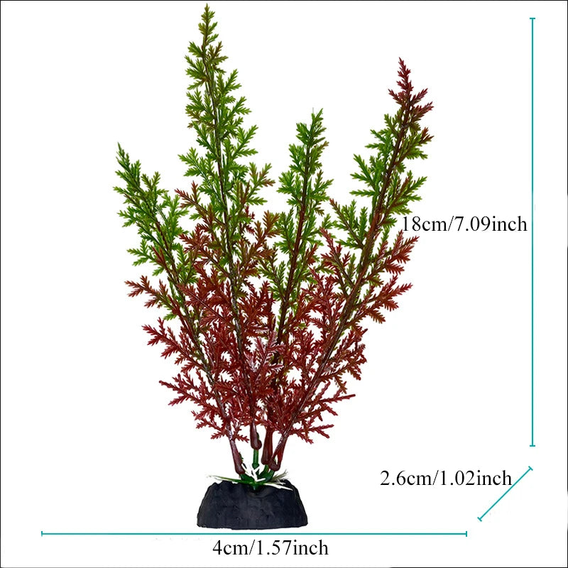 Artificial Aquarium Decor Plants Plastic Aquatic Plants Underwater Plants Aquarium Accessories Decoration Piante Acquario
