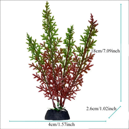 Artificial Aquarium Decor Plants Plastic Aquatic Plants Underwater Plants Aquarium Accessories Decoration Piante Acquario