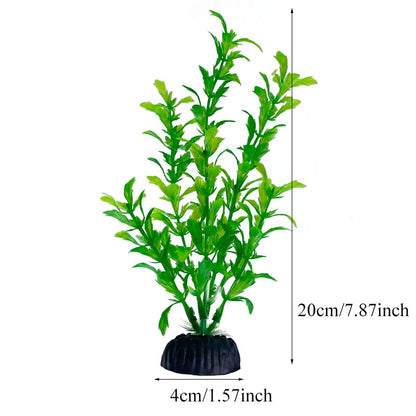 Artificial Aquarium Decor Plants Plastic Aquatic Plants Underwater Plants Aquarium Accessories Decoration Piante Acquario