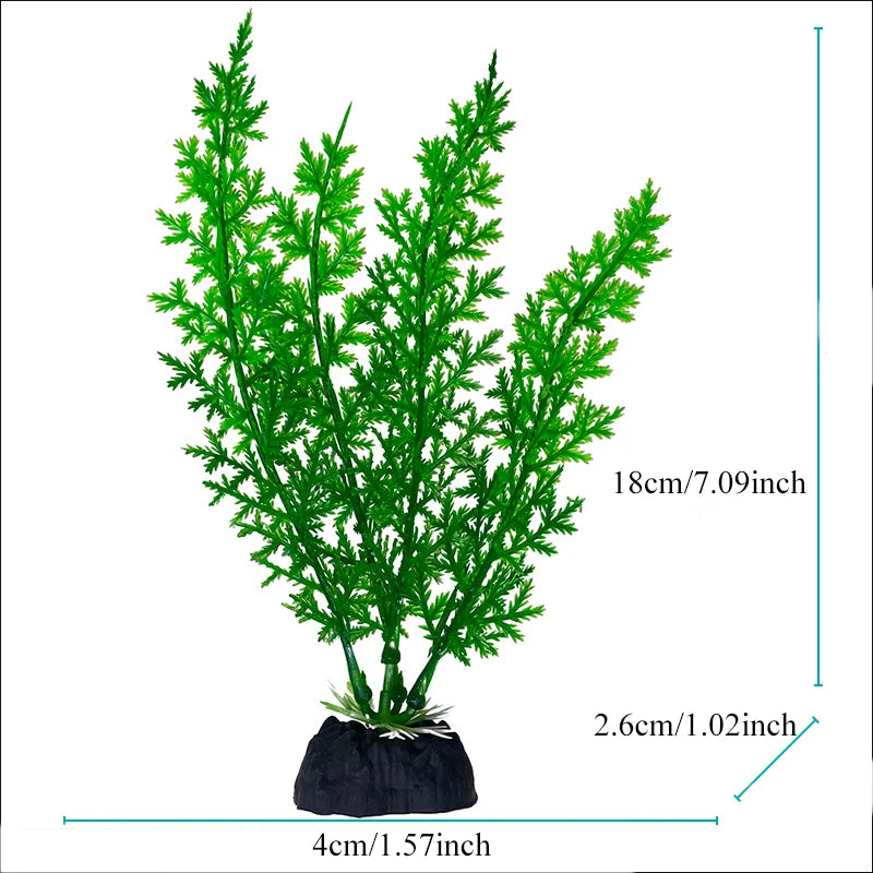Artificial Aquarium Decor Plants Plastic Aquatic Plants Underwater Plants Aquarium Accessories Decoration Piante Acquario