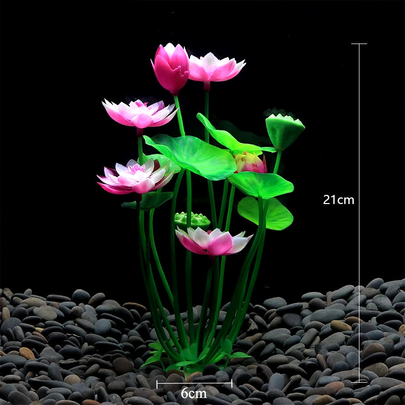 Artificial Aquarium Decor Plants Plastic Aquatic Plants Underwater Plants Aquarium Accessories Decoration Piante Acquario