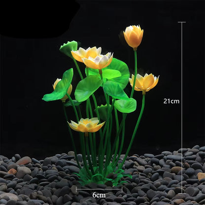 Artificial Aquarium Decor Plants Plastic Aquatic Plants Underwater Plants Aquarium Accessories Decoration Piante Acquario
