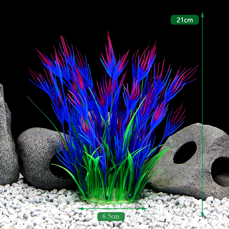 Artificial Aquarium Decor Plants Plastic Aquatic Plants Underwater Plants Aquarium Accessories Decoration Piante Acquario